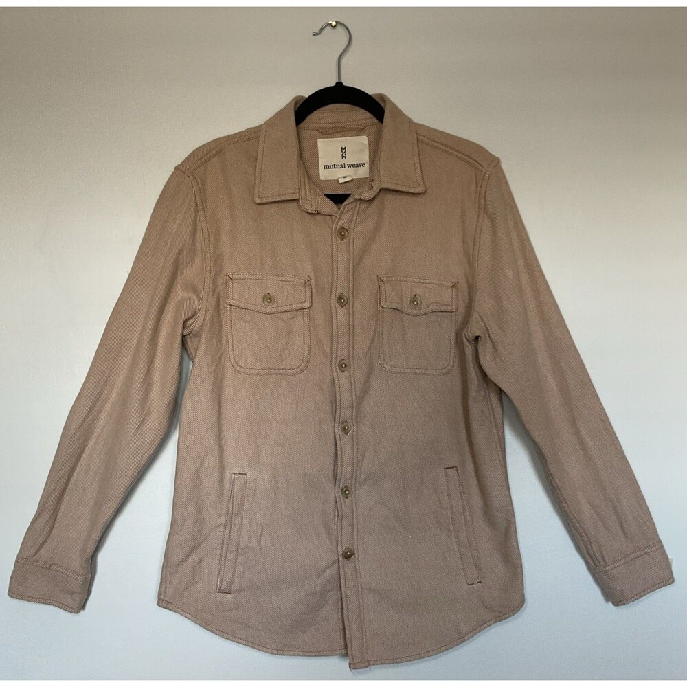 Mutual Weave Button up Twill Shirt-Utility Size M